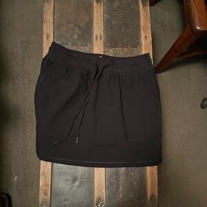 Black Drawstring Skirt